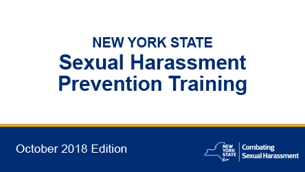 Sexual Harassment Prevention Training